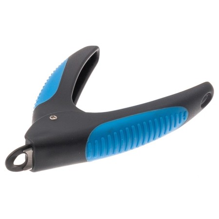 Delight bumshota gyliotin, with a small hole, rubberized handles, 24.7 cm, black and blue