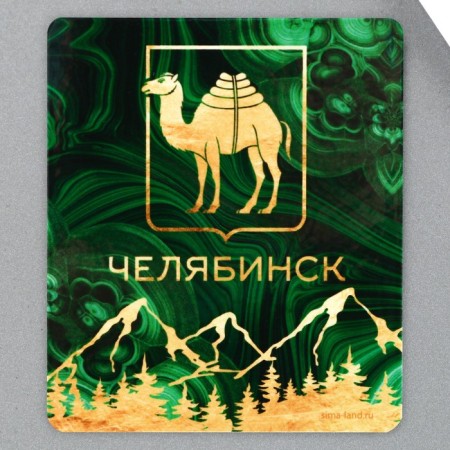 Vinilian magnet "Chelyabinsk", 6 x 7 cm