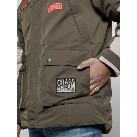 Winter jacket, size 54, khaki color-6