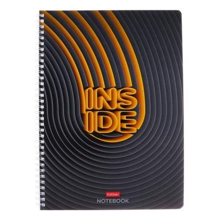 A4 notebook, 96 sheets in a cage on an inSide crest, covered cartoon, selective matte varnish, block 65g/m2, 4V mix-3