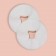 A set of napkins for a massage table, with a hole, density 25g/m2, D 29.5 cm, 100 pcs, white color