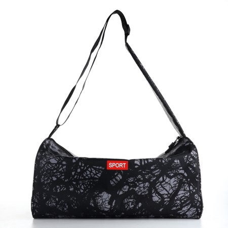 Sports bag, Textura, average size, color gray