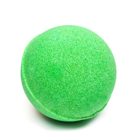 Bombing for a bath, green, with a gold strip, 110 g-1