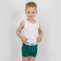 Coward cowards for the boy "BASIC", height 110-116 cm, green color