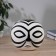 VAZ Coramics Table "Picasso" (manual painting) Mask, 18x18 cm, black and white