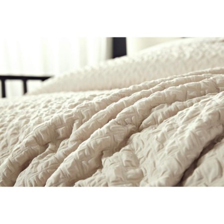 A set with a bedspread "Irma", size 160x220 cm, 50x70 cm, color milk-2