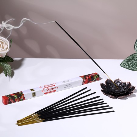Incense Zed Black "13 peppers 13 peppers", 8 sticks in the pack, tetrahedral