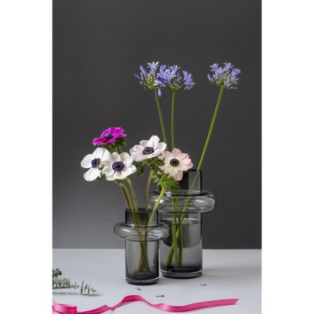 Bergenson Bjorn Vayr flower vase, 30 cm, gray color-4