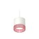 Suspended lamp with composite crystal Ambrella Light, XP8110040, GX53 LED 12 W, white sand, pink
