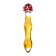 Sexus Glass bilateral phallimitator, glass, transparent, 18 cm