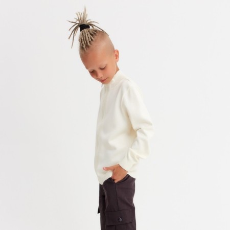 Cardigan for a boy with Minaku zipper Color Ecc, height 110-1