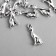 Decor for creativity Metal "Sphinx" silver 2x0.8 cm