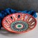 Rishtan ceramics "Patterns", 33 cm, red