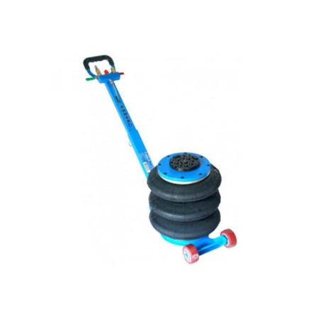 Pneumatic jack AE & T T08103A, 3 t, 3-secto, with a pen, 135-420 mm, support 102 mm