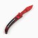 Souvenir wooden knife Navaha "Red Smoke", 22 cm