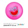 Children's ball zabiaka "watermelon", d = 22 cm, 60 g
