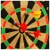 Darts with a magnetic canvas onlytop, d = 30 cm, 4 darts