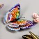 Set of interior stickers "butterflies", luminous