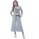 Female suitable costume, size 50, color gray-melange