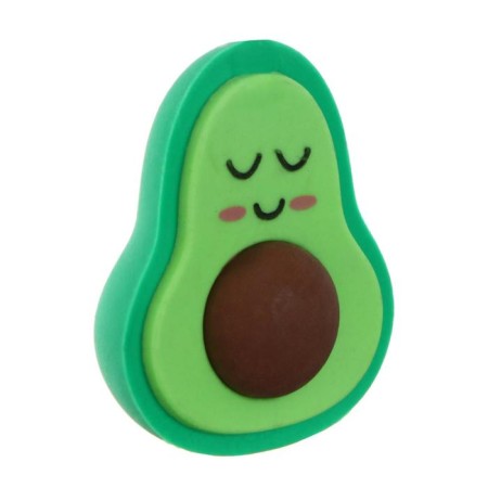 Figure eraser "Avocado with closed eyes" (barcode on a piece)-1