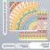 Scrapbooking paper bilateral "ethnic" density 180 g 30.5x32 cm