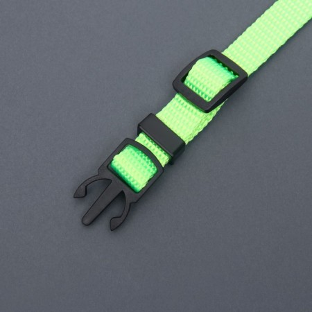 Koshachi collar "bow" with rhinestones, 30 x 1 cm, light green-5