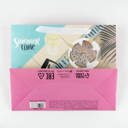 Gift package laminated with a plastic window, packaging, “Summer Stories”, 32.5 x 26.5 x 13.5 cm-6