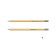 Chernographic pencil with Erichkrause Amber 101, NV, Grifel D = 2.2 mm, wood, hexagonal in a tube