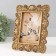 Photo frame Polystone 10x15 cm "Flower-leader" gold 16.8x1.8x21.5 cm
