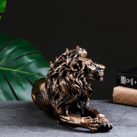 Piggy bank "lion lying small" 20x33x14cm-1