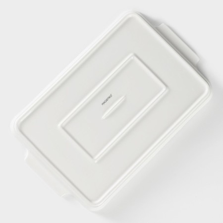 Porcelain dish for baking Magistro "Blanche", 35.5 × 22 cm, white color-3