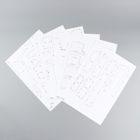 Set for creating a polygonal figure "Ship"-2