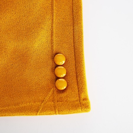 Gloves are female, dimensionless, without insulation, mustard color-1