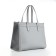 Women's bag with lightning, textura, average size, color gray
