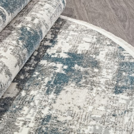 Oval Kardolen Marmaris carpet, size 192x290 cm, color Gry/Blue-2
