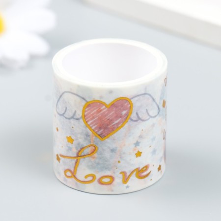 Adhesive tape paper "Tenderness" width 4 cm winding 2 m-1