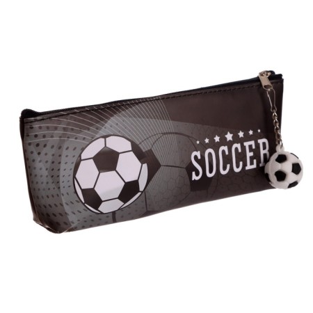 School Penal on a zipper, with a suspension, "Football", mix-7