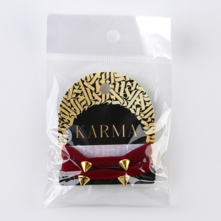 Hair gum "Karma", 2 pcs., D = 5 cm-5