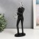 Souvenir Polystone "Saxophonist" Black with silver 30x6.5x10 cm