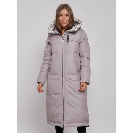 Coat insulated winter female, size 46, color gray-10