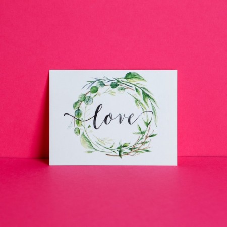 Postcard - Love, 8 × 6 cm-1
