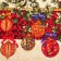 The tablecloth of the New Year's share "Christmas tree toys" 110*145 cm, 100% p/e