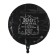 Shard foil circle 18 "100% man", the color is black, with a substrate