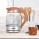 Electric ketter KitFort KT-6661, glass, 1.8 l, 2200 watts, brown