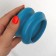 A set of vacuum cans for massage, rubber, d 10/8/6/4 cm, 4 pcs, color blue