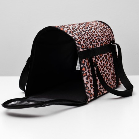Bag - animal transportation, folding, nylon, 43 x 26 x 28 cm, mix of colors-3