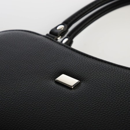 Female bag Textura, tout, average size, black color-6