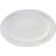 Oval Constance dish, decor "Gray ornament, platinum layout", 39 cm