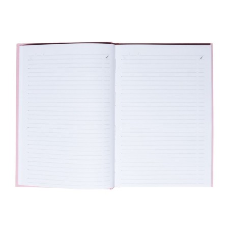 Diary of Leduced A5, 80 sheets of "flowing", solid binding 7BC, lamination of software velvetez, foil embossing, block 65g/m2-6