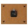 Carty clock is wall-mounted, interior "orchid", silent, 25 x 20 cm